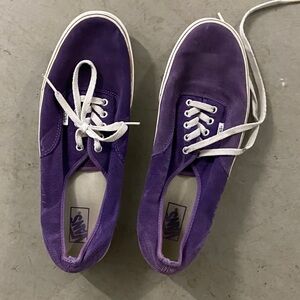 Vans Classic Purple Sneakers with White Accents